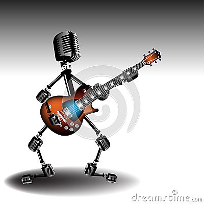 Rock star Vector Illustration