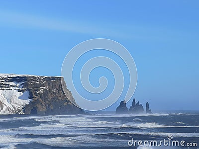 The Rock Troll Toes, Iceland Stock Photo