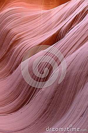 Rock wave, Lower Antelope Canyon, Hasdestwazi, LeChee Chapter, Navajo Nation, Arizona Stock Photo