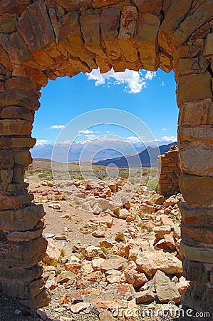 Rock window 2 Stock Photo