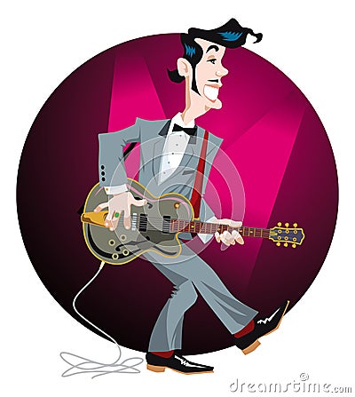 Rockabilly Vector Illustration