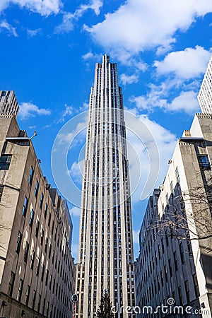 The Rockefeller Center, New York, United States, North America Editorial Stock Photo