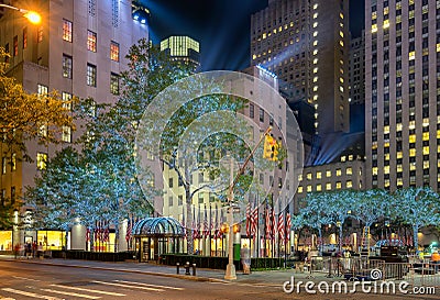 Rockefeller Complex in New York Editorial Stock Photo