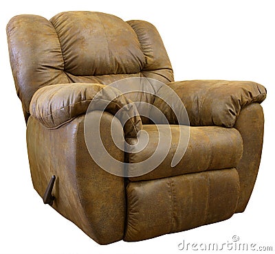 Rocker Recliner Chair Stock Photo