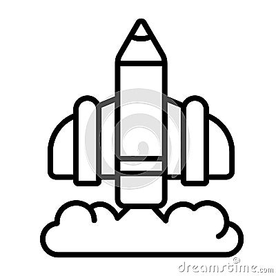 Rocket, Adventure, Modern concepts flat design, Premium quality vector illustration concept Vector Illustration