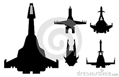 Rocket collection Vector Illustration