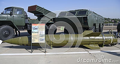 Rocket complex 9K79-1 Editorial Stock Photo