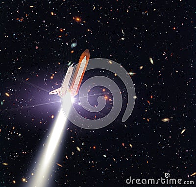 Rocket. The elements of this image furnished by NASA Stock Photo