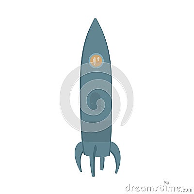 Rocket icon vektor illustration Vector Illustration