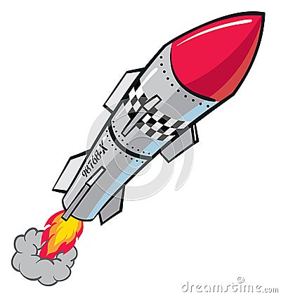 Rocket Missle Vector Illustration
