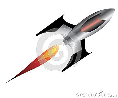 Rocket Ship Stock Photo