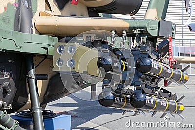 Rockets attack helicopter Editorial Stock Photo