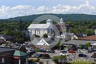 Rockland Historic downtown, Rockland, Maine Editorial Stock Photo