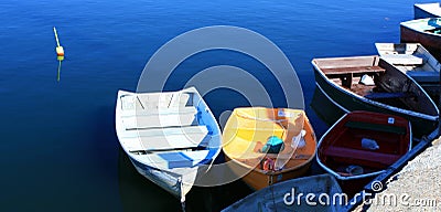 Rockport Harbor Boats Stock Photo
