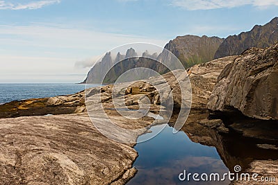 Rocks in the sea Stock Photo