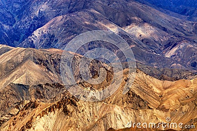 Rocks and stones, mountains, ladakh landscape, Leh, Jammu Kashmir, India Stock Photo