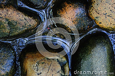 Rocks and water Stock Photo