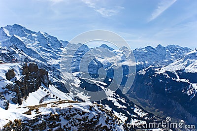 Rocky alps Stock Photo