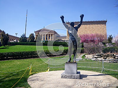 Rocky Balboa statue, Philadelphia, USA Editorial Stock Photo