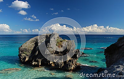 Rocky coast Stock Photo