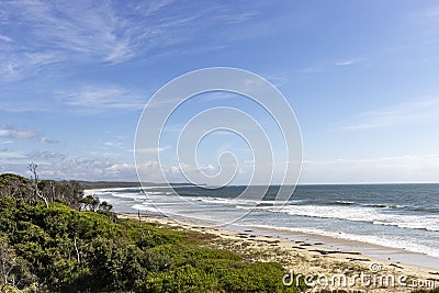 beach coastline northern nsw Australia Stock Photo