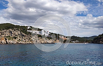 Rocky coastline of Saint Miguel Stock Photo