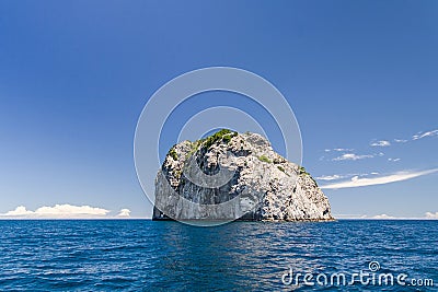 Rocky island Stock Photo