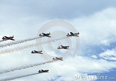 Rocky Mountain Airshow. Editorial Stock Photo