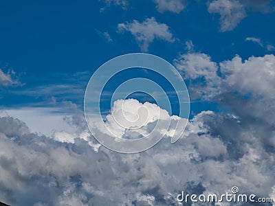 Rocky Mountain Colorado Skies Stock Photo