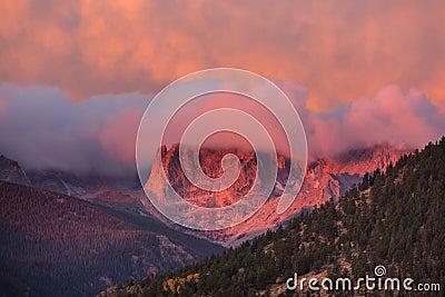Rocky mountains Stock Photo