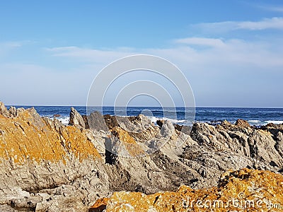 Rugged rocks Stock Photo