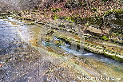 Rocky part of the river Brestova Stock Photo