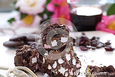 Rocky Road Stock Photo