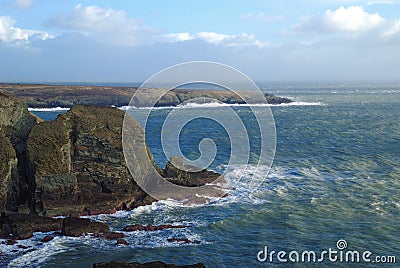 Rocky Shoreline Stock Photo