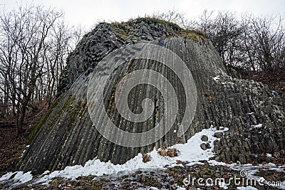 Rocky waterfall near Somoska, Slovakia Stock Photo