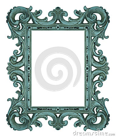 Rococo frame Stock Photo