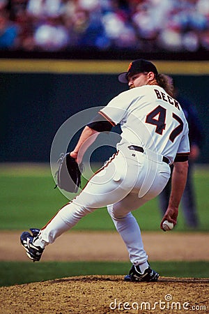 Rod Beck San Francisco Giants Editorial Stock Photo