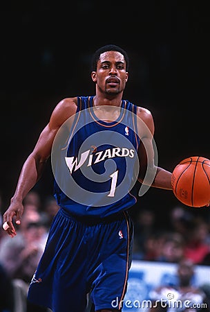 Rod Strickland Washington Wizards Editorial Stock Photo