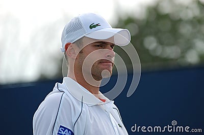 Roddick Andy - American tennis star Editorial Stock Photo