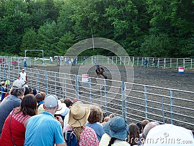 Rodeo Barrel Racing Editorial Stock Photo