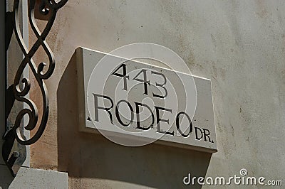 Rodeo Drive Editorial Stock Photo