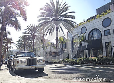 Rodeo Drive Editorial Stock Photo