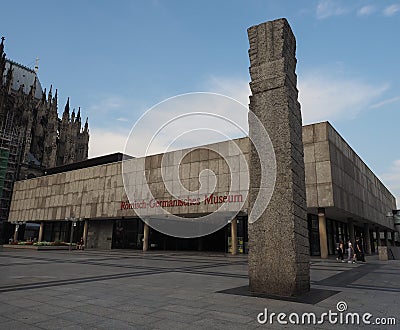 Roemisch Germanisches Roman Germanic museum in Koeln Editorial Stock Photo