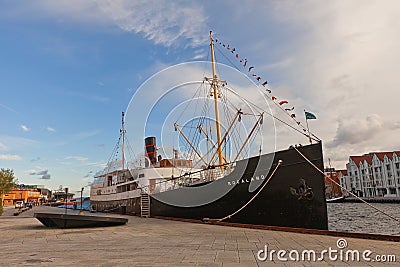 Rogaland ship (1929) in Stavanger, Norway Editorial Stock Photo