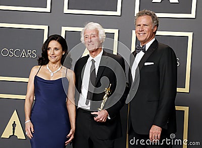 Roger Deakins, Will Ferrell and Julia Louis-Dreyfus Editorial Stock Photo