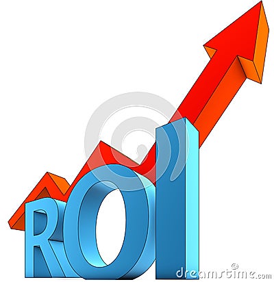 ROI icon Stock Photo