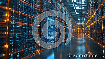 The role of AI in predicting and preventing data anomalies in high-tech environments Stock Photo