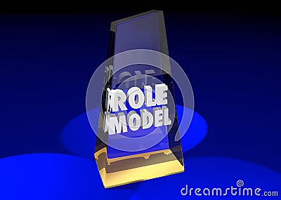 Role Model Example Mentor Award Winner Stock Photo