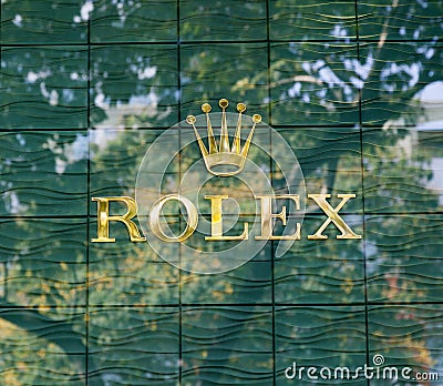 Rolex logo Editorial Stock Photo