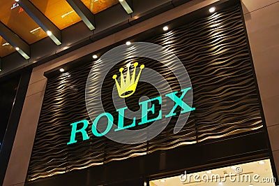 Rolex shop Editorial Stock Photo